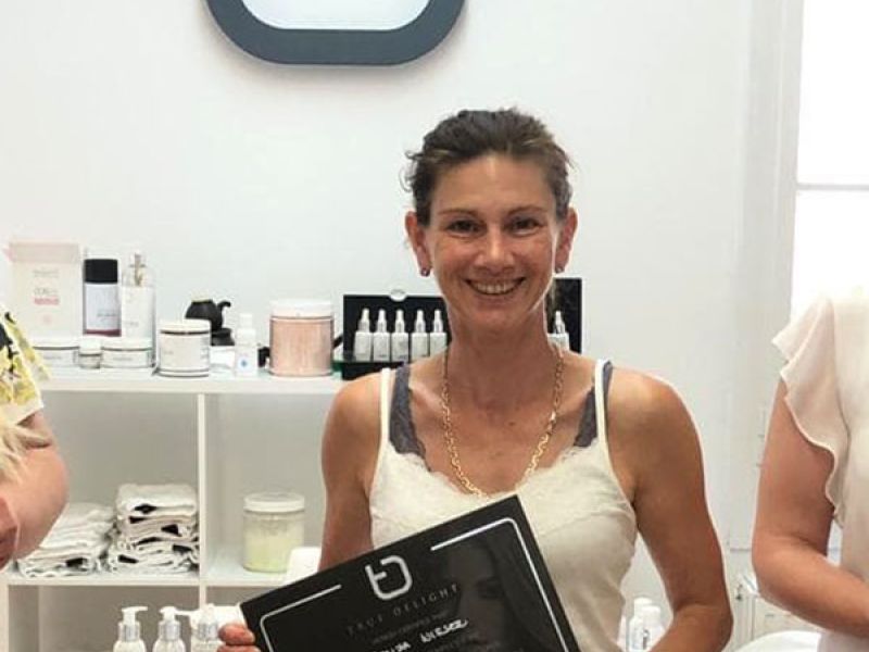 Sonja Wieser bei der Fortbildungen von True Delight